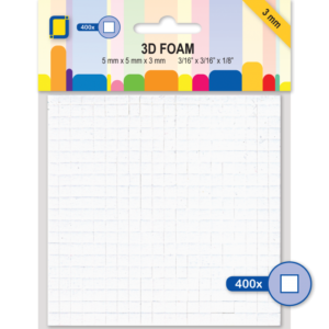 JeJe 3D Foam Dots (5 mm x 5 mm x 3 mm)