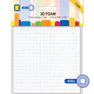 JeJe 3D Foam Dots (5 mm x 5 mm x 1 mm)