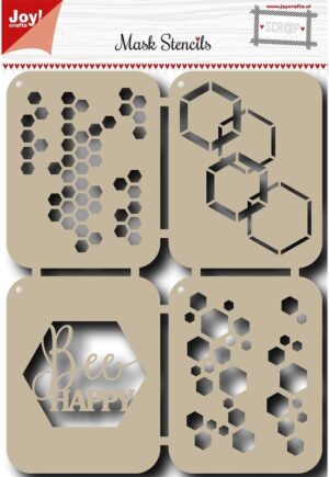 Snijmal - Joy! Crafts - Mask Stencil: Bee Happy - 6002/0828