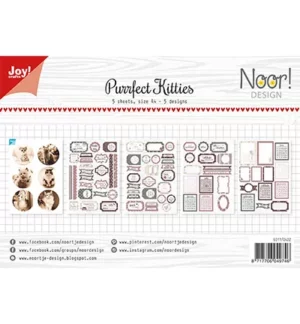 Joy! Crafts A4 Papierset Purrfect Kitties