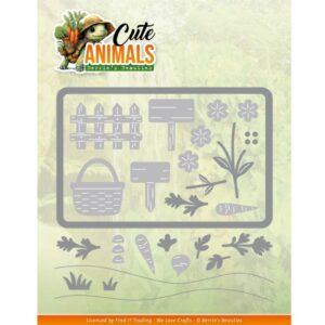 Snijmal - Berrie's Beauties - Cute Animals: Garden Scene - BBD10102