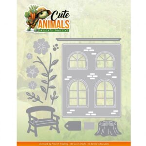 Snijmal - Berrie's Beauties - Cute Animals: House Front - BBD10103