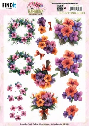 knipvel - Berries Beauties - Blooming Harmony: Blooming Bouquet - CD12461