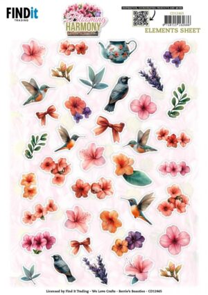 knipvel - Berries Beauties - Blooming Harmony: Small Elements - CD12465