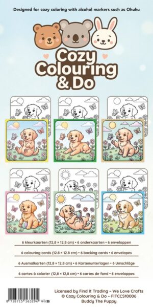 We Love Crafts - Cozy Colouring & Do: Buddy The Puppy