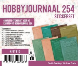 Hobbyjournaal 254 Stickerset