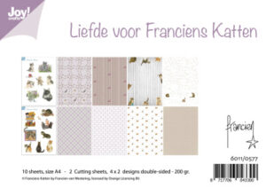 Joy! Crafts A4 Papierset Liefde voor Franciens Katten