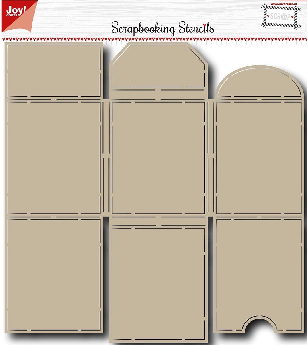 Snijmal - Joy! Crafts - Scrapbooking Stencils: Mini-Albums - 6002/0827