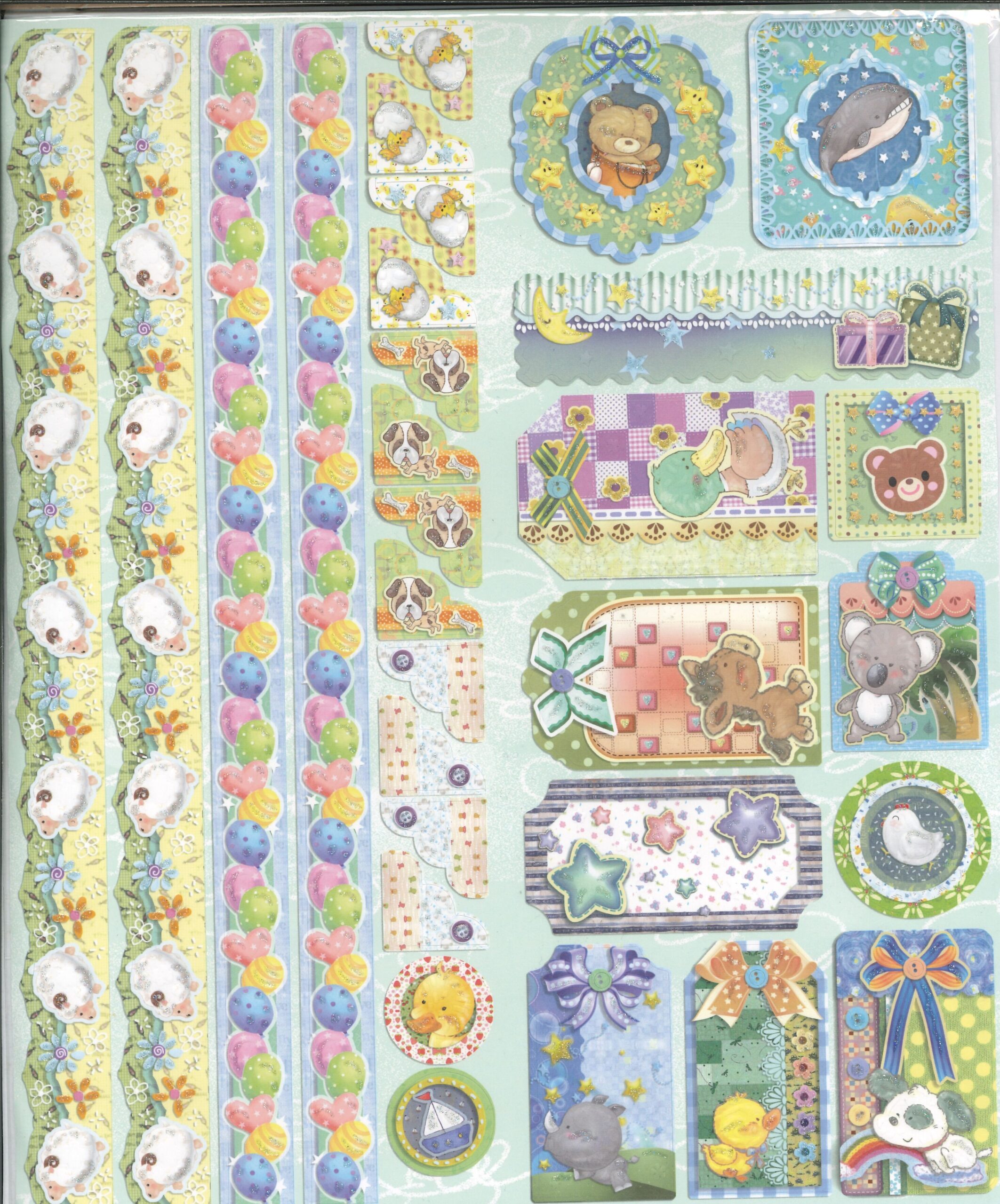 Stickers - Joy! Crafts - Sparkling Embossed Stickers - 6013/0020