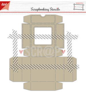 Snijmal - Joy! Crafts - Scrapbooking Stencils: Scrapbox met Deksel - 6005/0003