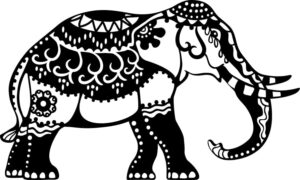 Snijmal - Marabu - Indian Elephant - 0288 00 001