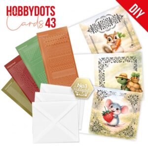 Hobbydots Cards Nr. 43 Cute Garden Friends