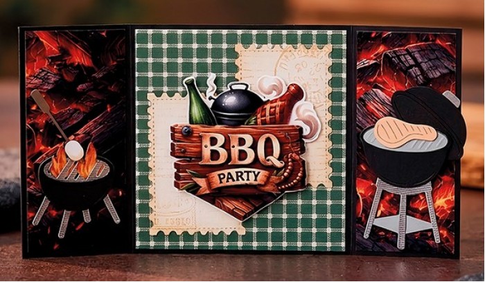 Linnen Kaartenkarton - Berries Beauties - Grillmasters - 21 x 29,7 cm - Afbeelding 5