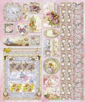 Stickers - Joy! Crafts - Sparkling Embossed Stickers: Vlinders 2 - 6013/0036