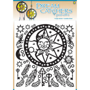 Stickers - JeJe - Dream Catchers Peel-Offs: Zon/Maan Red - 3.9362