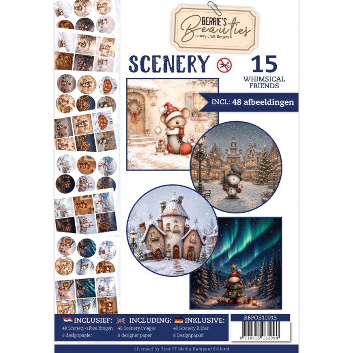 Push-Out Book Scenery Nr. 15 Whimsical Friends - Afbeelding 2