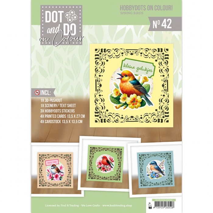 Dot and Do On Colour Nr. 42 Spring Birds - Afbeelding 6