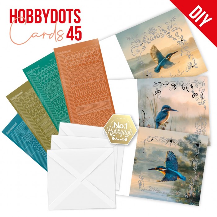 Hobbydots Cards Nr. 45 Kingfisher