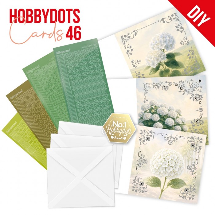 Hobbydots Cards Nr. 46 White Hydrangea