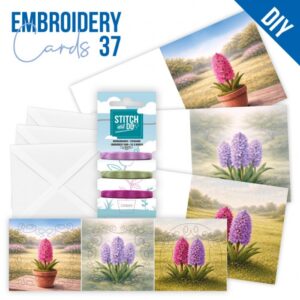 Embroidery Cards Nr. 37 Spring Hyacinth