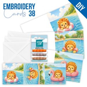 Embroidery Cards Nr. 38 Sweet Summer Lion