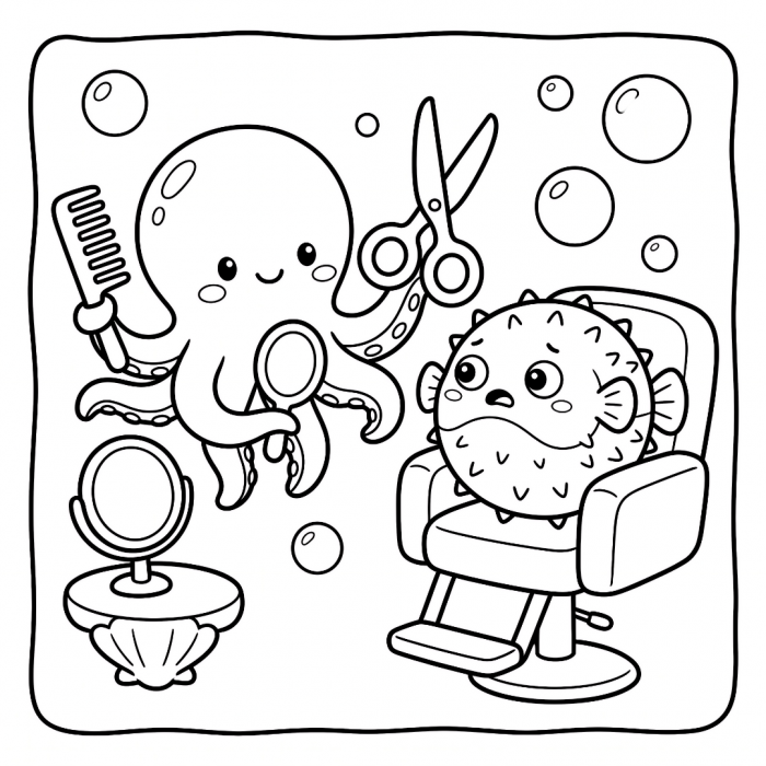 Findit Color - Coloring Book - Cozy Ocean Days - Afbeelding 5