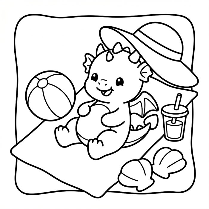 Findit Color - Coloring Book - Cozy Dragon Days - Afbeelding 5