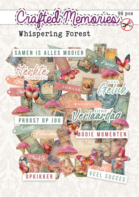 Crafted Memories Die Cuts - Whispering Forest (98 pcs)